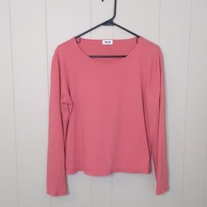 Flax Coral Long Sleeve Top